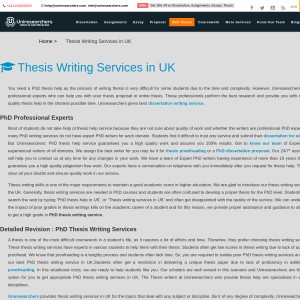 thesis writing service uk