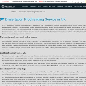 Dissertation Proofreading Services