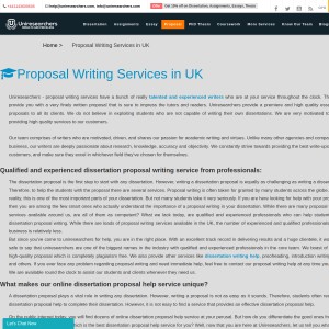 Dissertation Proposal Writing Services