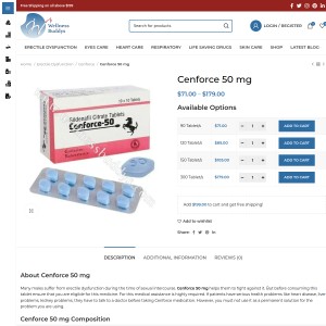 Cenforce 50 mg: A Trusted Solution for Erectile Dysfunction