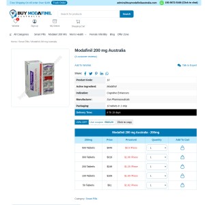 Buy Modafinil 200 mg tablet from buymodafinilaustralia