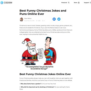 Best Funny Christmas Jokes and Puns Online Ever