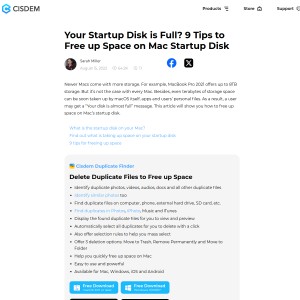 Your Startup Disk is Full? 6 Useful Tips to Free up Space on Mac!