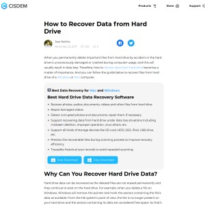 How to Recover Data from Hard Drive