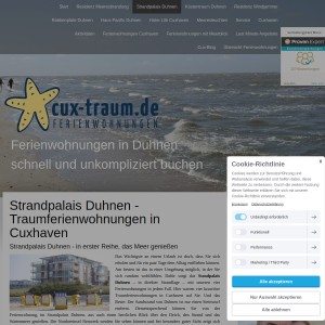 Exklusive Ferienwohnungen in Cuxhaven im Strandpalais Duhnen