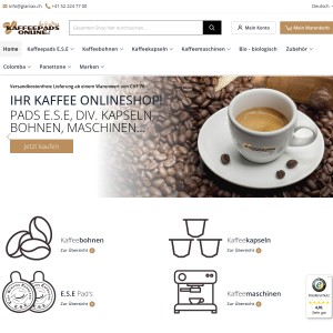 Kaffeepads ESE - Kaffeekapseln - Kaffeebohnen - Kaffeemaschinen