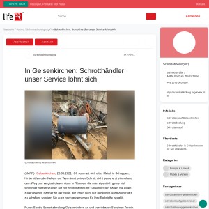 In Gelsenkirchen: Schrotthändler unser Service lohnt sich, Schrottabholung.org,