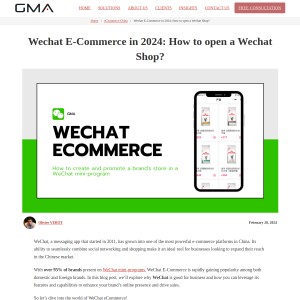 Wechat Guide for EBusiness