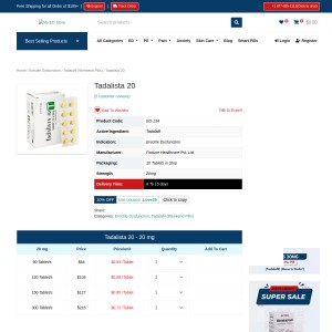 Tadalista 20 Mg