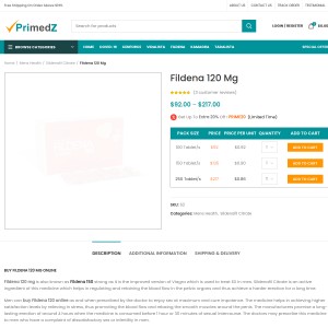Fildena 120 – Effective Pill | Available with Best price | Primedz