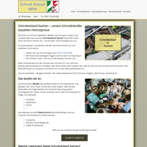 Schrottankauf Aachen | Faire Schrottpreise | Guter Service