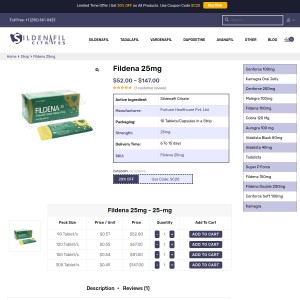 Buy Fildena 25 Online