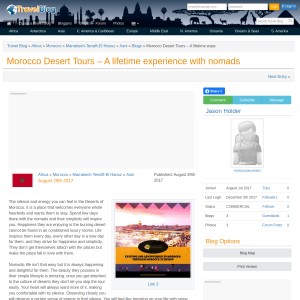 Morocco Desert Tours – A lifetime experience with nomads