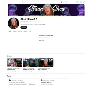 Preview of the Strain Show 2.0 YouTube channel