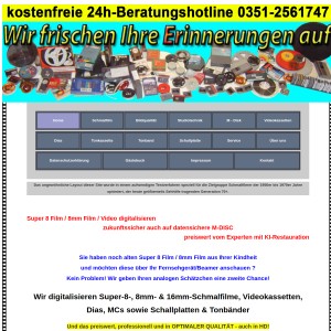 Super 8, 8mm, Video &amp; Ton digitalisieren | 24/7 Beratung