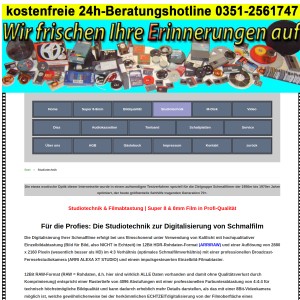 Studiotechnik für Super 8 &amp; 8mm Film in Profi-Qualität