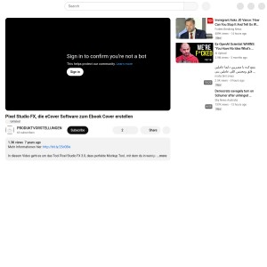Pixel Studio FX, die eCover Software zum Ebook Cover erstellen