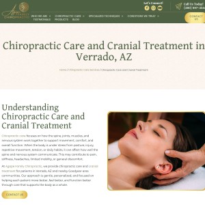 Screenshot of the Agape Family Chiropractic website