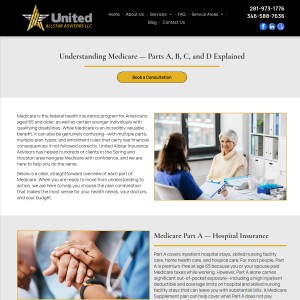 Screenshot of the United Allstar Advisors LLC website