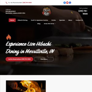 Screenshot of the House of Kobe - Merrillville website