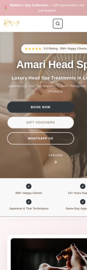 Amari Head Spa Mobile