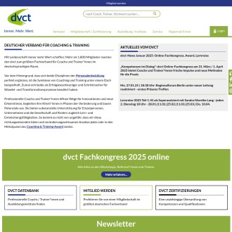 Vorschaubild Deutscher Verband für Coaching und Training (DVCT)