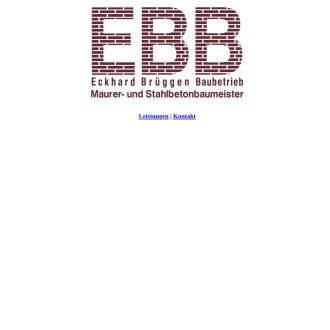 Vorschaubild Eckhard Brüggen Bauunternehmen