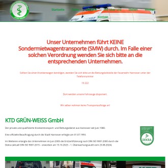 Vorschaubild Kranken - Transport-Dienst Grün-Weiß GmbH