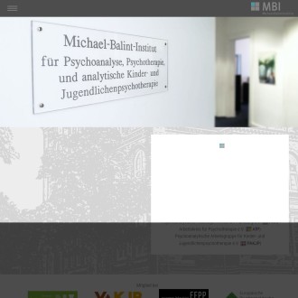 Vorschaubild Michael-Balint-Institut für Psychoanalyse, Psychotherapie und Analytische Kinder- und Jugendlichenpsychotherapie