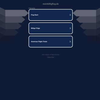 Vorschaubild meinbilligflug.de: Das Billigflieger Portal