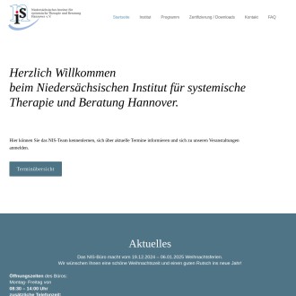 Vorschaubild Niedersächsisches Institut für Systemische Therapie und Beratung e.V.