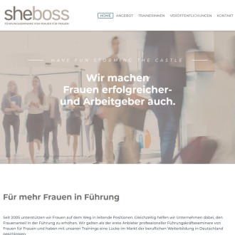 Vorschaubild sheboss-Führungsseminare von Frauen für Frauen