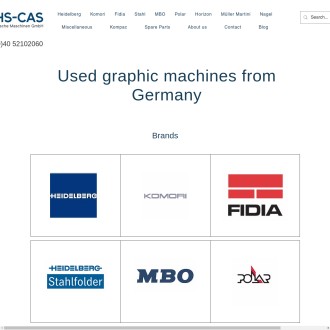 Vorschaubild SHS-CAS graphische Maschinen GmbH