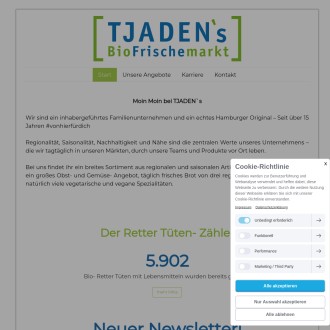 Vorschaubild Tjaden's Bio Frischemarkt