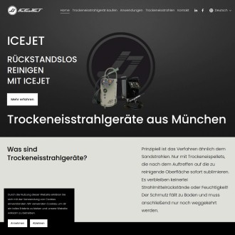 Vorschaubild ICE JET - Trockeneisstrahlgeräte & Trockeneisstrahlen