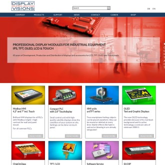 Vorschaubild Electronic Assembly, Serial Graphic Displays with built-in Intelligence TFT Display, Touchpanel LCD Module