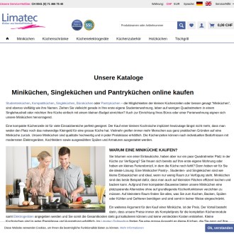 Vorschaubild Limatec Miniküchen Onlineshop