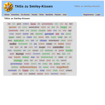 XL Smiley-Kissen - Alle TAGs zu Smileykissen