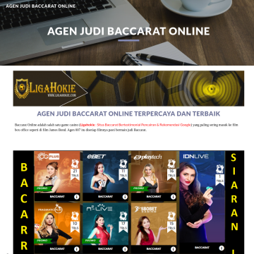 Agen judi baccarat online