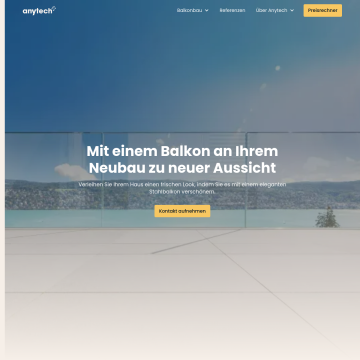 Balkon Neubau - Anytech Metallbau AG