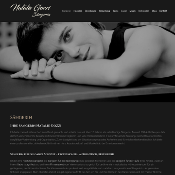 Sängerin Natalie Gozzi - Hochzeitssängerin