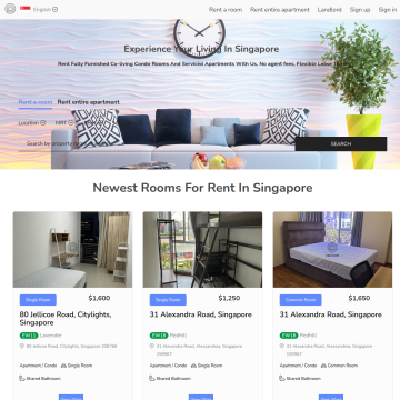 Rent a room in Singapore