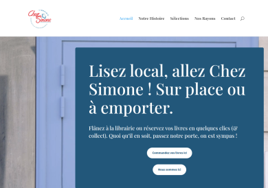 Librairie Chez Simone sur mobile