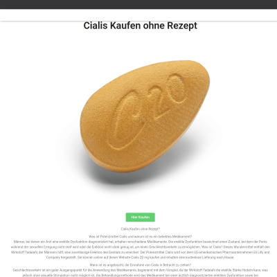 Cialis Kaufen ohne Rezept