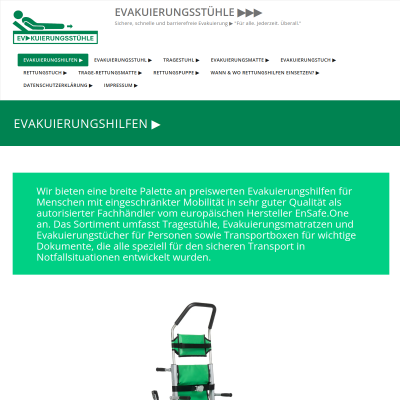 EVAKUIERUNGSSTÜHLE