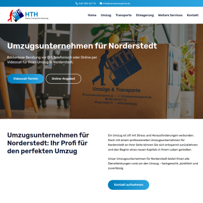 Umzugsunternehmen Norderstedt – mit HTH entspannt ins neue Zuhause