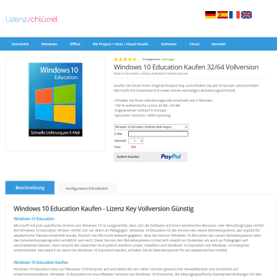 Windows 10 Education kaufen