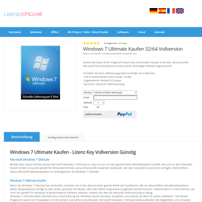 Windows 7 Ultimate Kaufen