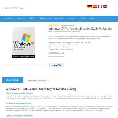 Windows xp professional kaufen