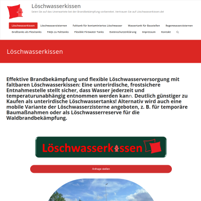 Löschwasserkissen